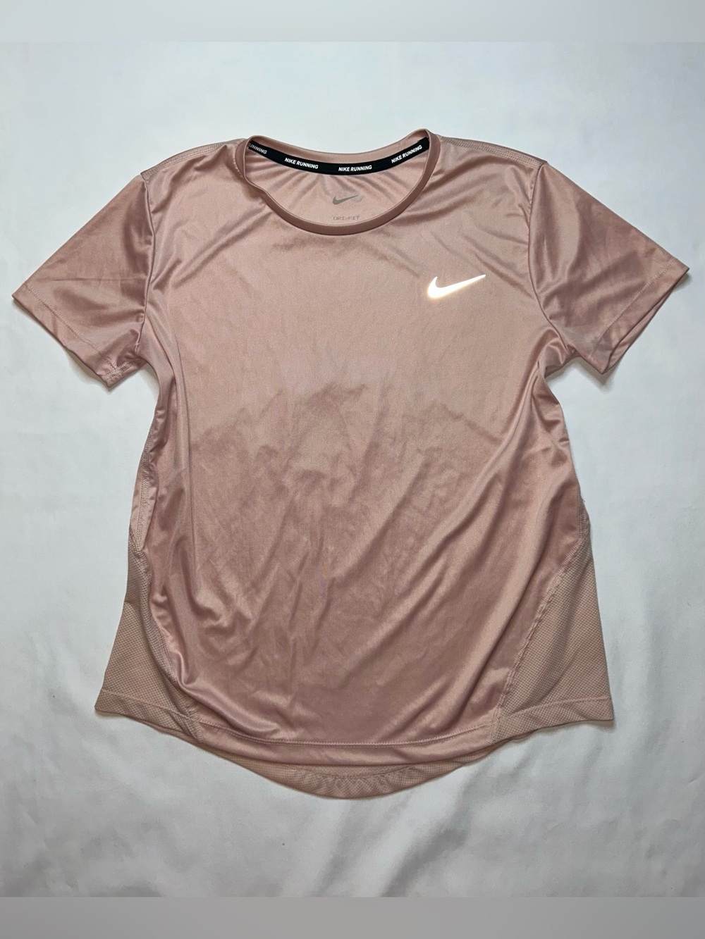 Nike Dri-FIT Pink Running Workout Athletic Tee Shirt Small